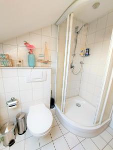 Koupelna v ubytování Ferienwohnung Seestern 21
