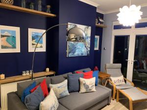 Гостиная зона в 3, Glenthorne House, Salcombe