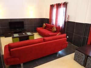 Posezení v ubytování Inn Luanda