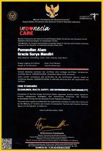 Certificato, attestato, insegna o altro documento esposto da Gracia Spa Resort Hotel