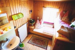 Posezení v ubytování Krummholzhütte