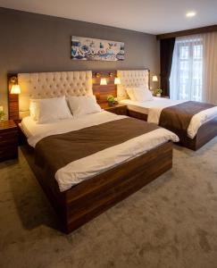Postel nebo postele na pokoji v ubytování Vita Suites Karaköy