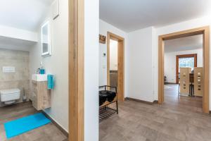 Koupelna v ubytování Ferienwohnung Steinplatte