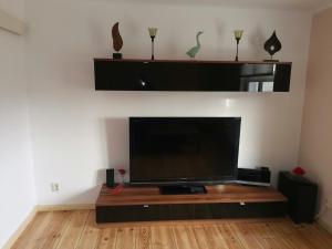 Μια τηλεόραση ή/και κέντρο ψυχαγωγίας στο Ferienhaus Elstal