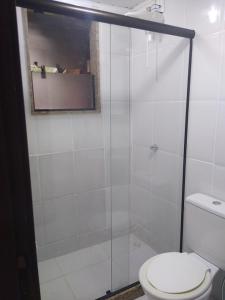 Ванная комната в Chalé Meu Agresthe