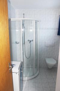 Koupelna v ubytování Casa Collina