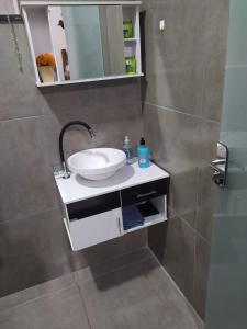 Ett badrum på Recanto das Gerais