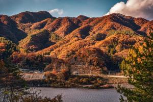 Paesaggio naturale nelle vicinanze del ryokan