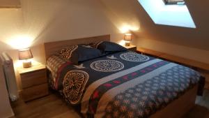 Duplex Métabief客房内的一张或多张床位