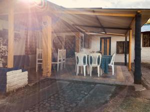 Patio nebo venkovní prostory v ubytování Posada La Loca Compañía