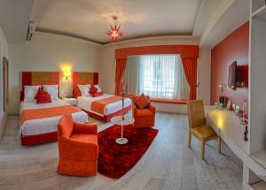 Postel nebo postele na pokoji v ubytování Hotel Andante