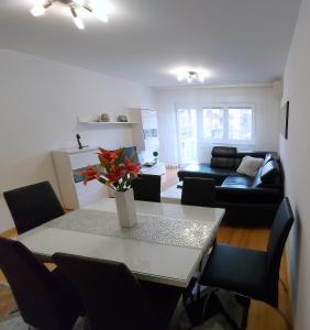 Posezení v ubytování Deluxe Apartment MyPlace