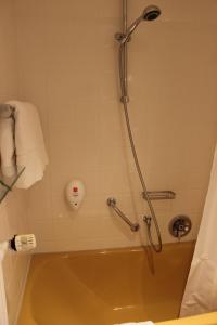 Koupelna v ubytování Hotel Rosmarin