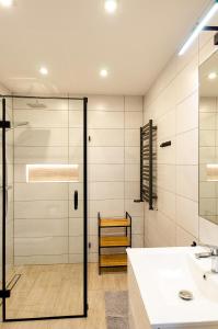 Kúpeľňa v ubytovaní Apartament Na Borach I SPA + 14 fotografií