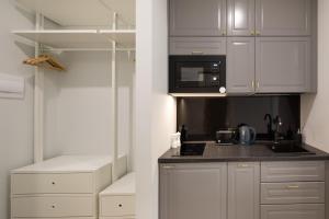 Η κουζίνα ή μικρή κουζίνα στο Old Riga Ridzenes Residence Design Apartments +92 φωτογραφίες