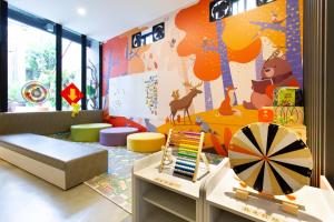 Ruang duduk di YZ SPA House