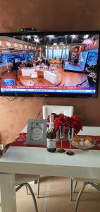 TV a/nebo společenská místnost v ubytování Apartman Stanišič