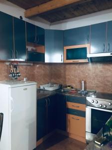 Kuchyň nebo kuchyňský kout v ubytování Chalet Breza