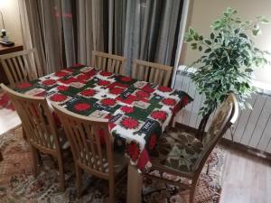 Istumisnurk majutusasutuses Apartmani Milošević