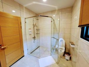 Vannituba majutusasutuses 山水奇異San Shuei Kiwi桃園市民宿編號038 Homestay