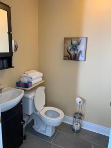 Vannituba majutusasutuses Gîte Le Roupillon en Beauce
