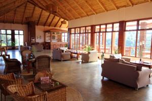 Uma área de estar em Ngorongoro Marera Mountain View Lodge