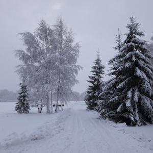 Hiiemäe Puhkemaja v zimě