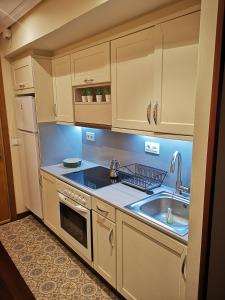 Kuchyň nebo kuchyňský kout v ubytování Apartamento de Toró