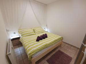 Кровать или кровати в номере Apartmán 466