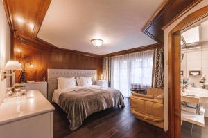 Voodi või voodid majutusasutuse Boutique Hotel Albana Real - Restaurants & Spa toas