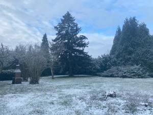 Spacieuse maison dans un parc privée durante l'inverno