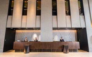 Area lobi atau resepsionis di Evergreen Palace Hotel Chiayi