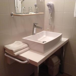 Koupelna v ubytování Hotel Zsida + 23 fotografií