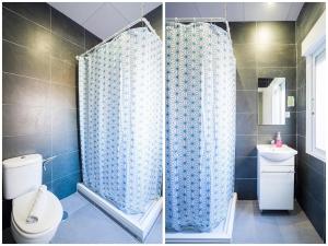 Koupelna v ubytování Hostal Jireh