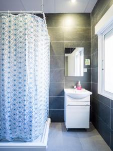 Koupelna v ubytování Hostal Jireh