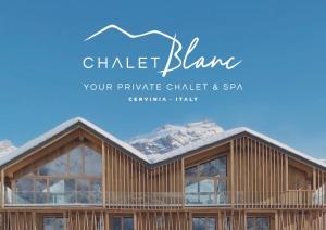 a building with a sign that reads chatelaine blanc at Chalet Blanc in Breuil-Cervinia