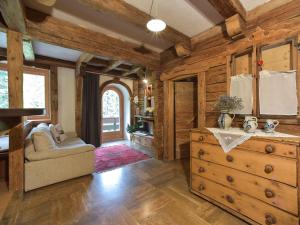 Posezení v ubytování Residence Salvan