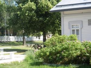 a house with a tree in front of it at Ulrikanhovi in Loviisa