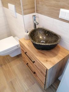 Koupelna v ubytování Appartements Bergliebe