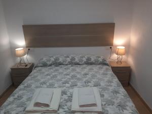 Posteľ alebo postele v izbe v ubytovaní CASA SAMPEDRO