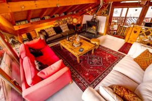 Posezení v ubytování La Portette Chambres d'Hôtes