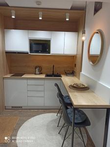 Dapur atau dapur kecil di Apartments Breza