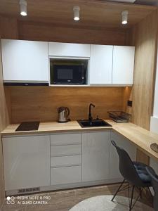Dapur atau dapur kecil di Apartments Breza