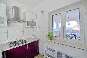 Kuchyňa alebo kuchynka v ubytovaní Art Apartments Postira
