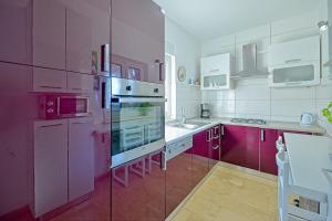 Kuchyňa alebo kuchynka v ubytovaní Art Apartments Postira