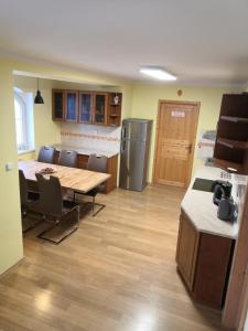 Kuchyň nebo kuchyňský kout v ubytování Apartment Lipno Šumava pro 8 hostů