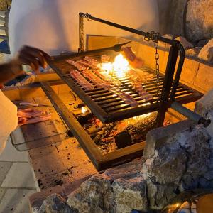 Gril dostupný pro hosty v vily