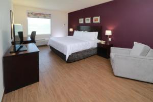 a hotel room with a bed and a couch at Holiday Inn Reynosa Industrial Poniente by IHG in Reynosa