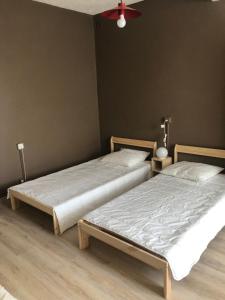 Кровать или кровати в номере Maison campagne au col du festre