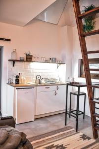 Kuchyňa alebo kuchynka v ubytovaní Eged Cottage